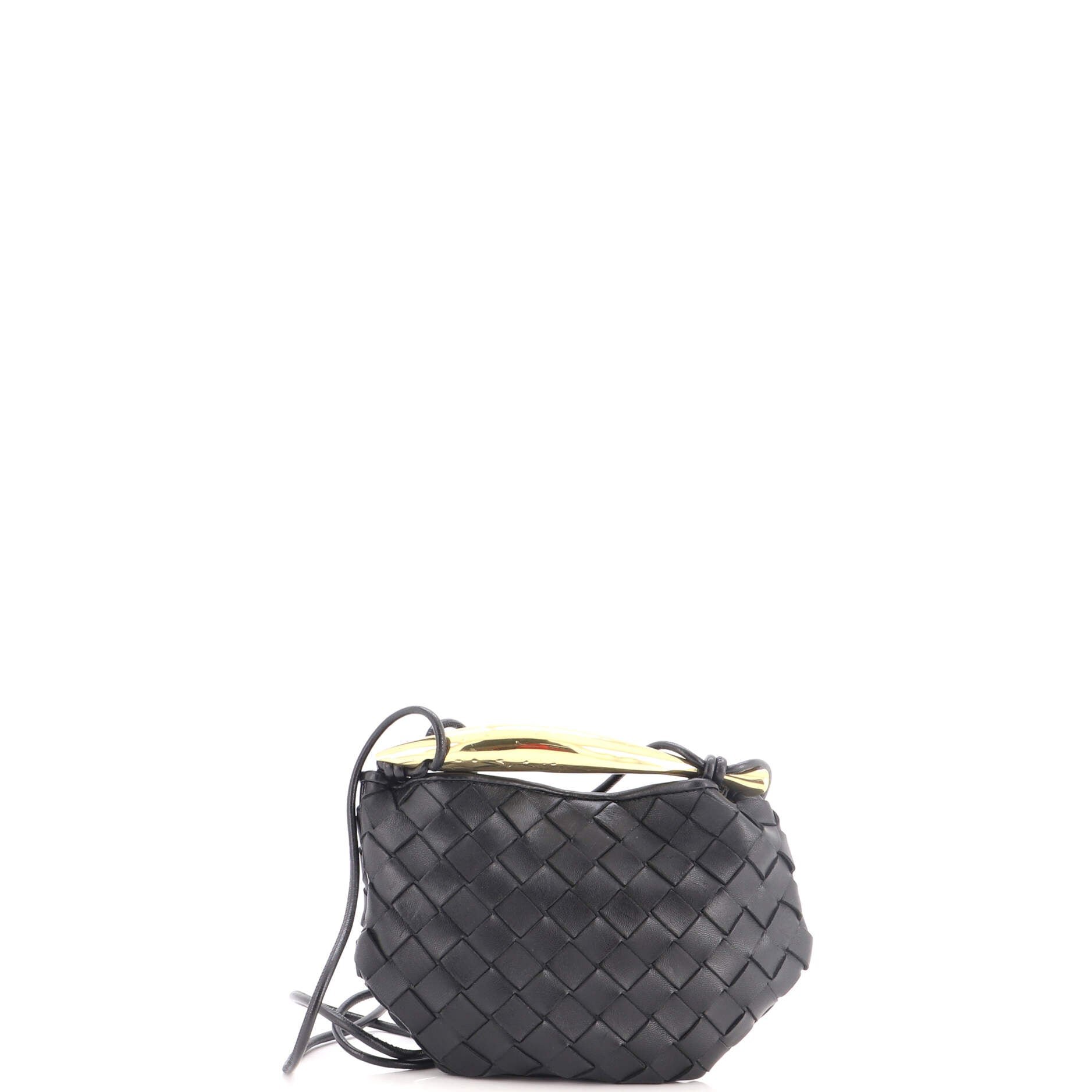 Bottega Veneta Sardine Top Handle Bag Intrecciato Nappa Mini