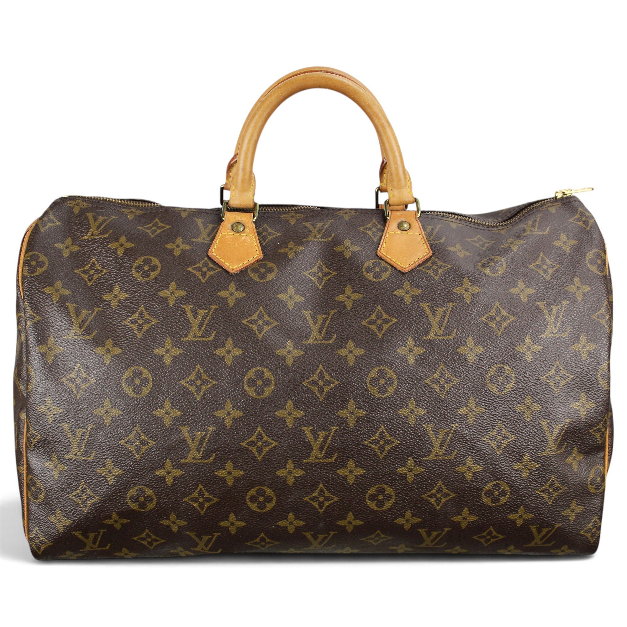 Speedy leather handbag