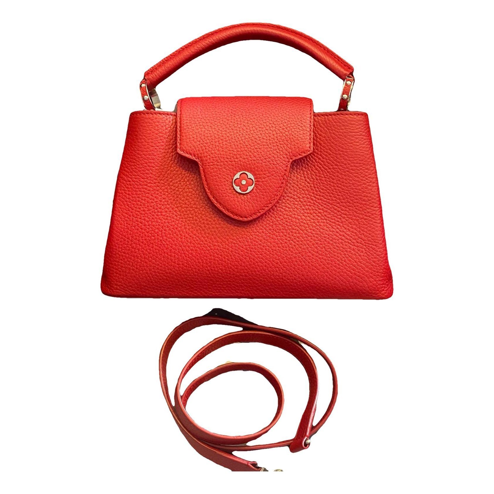 Capucines leather handbag