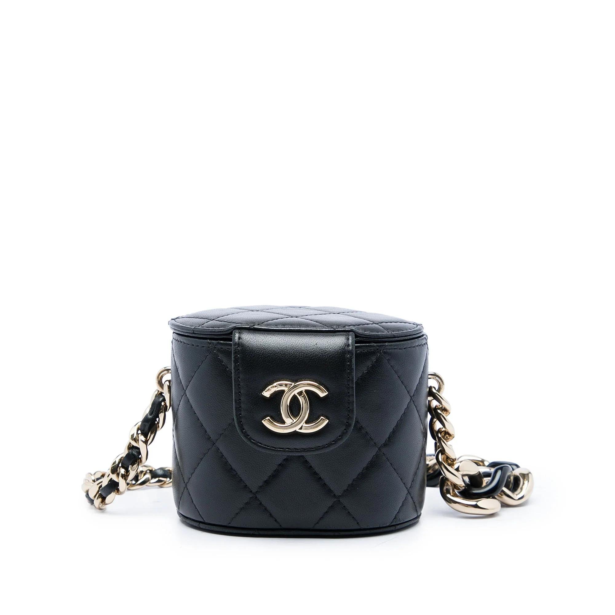 Vanity pony-style calfskin handbag