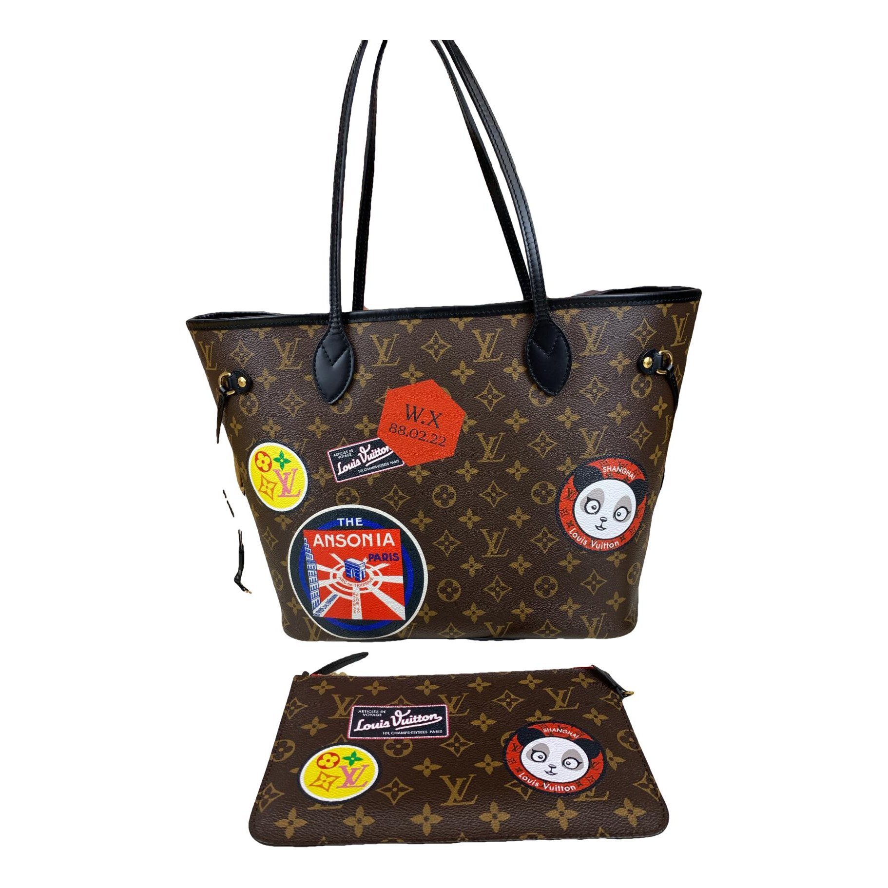Neverfull leather tote