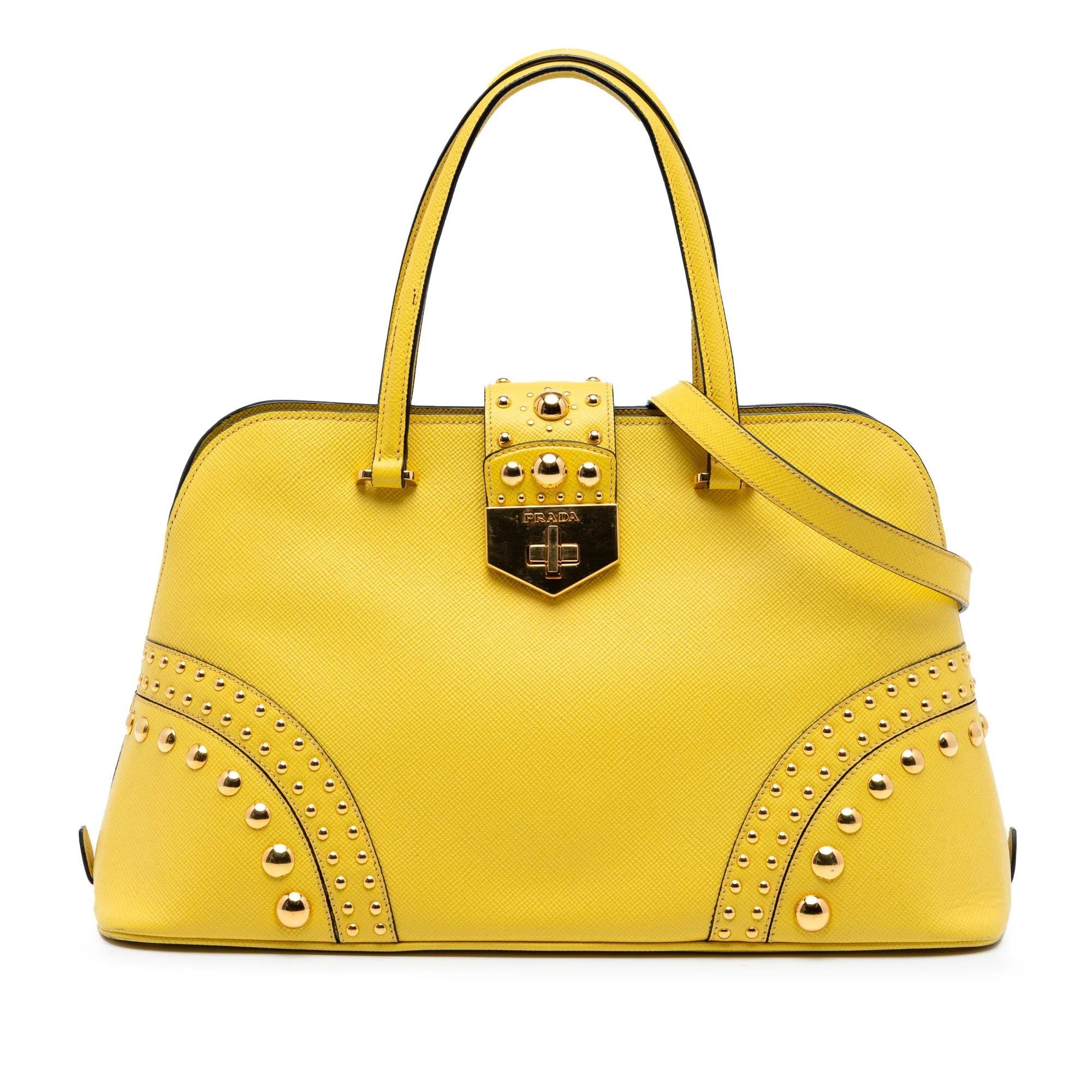Promenade leather satchel