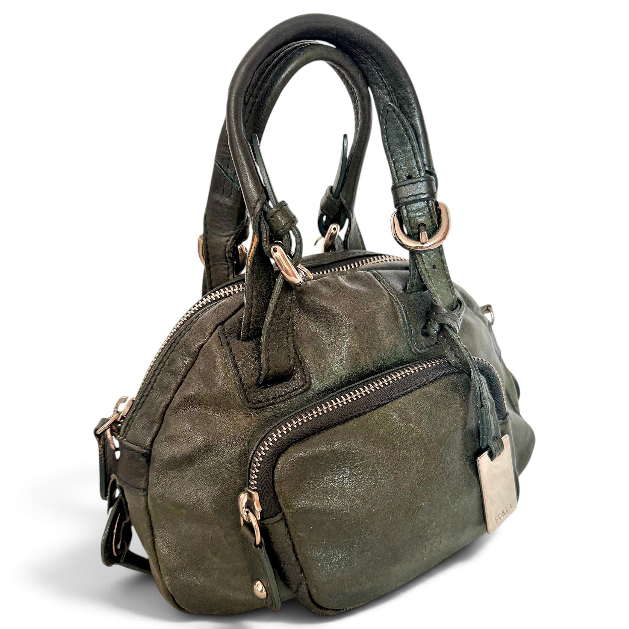 Leather mini bag