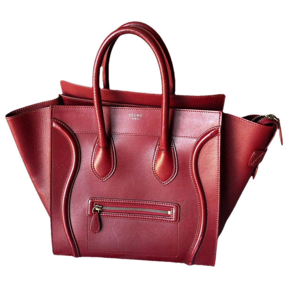 Luggage leather handbag
