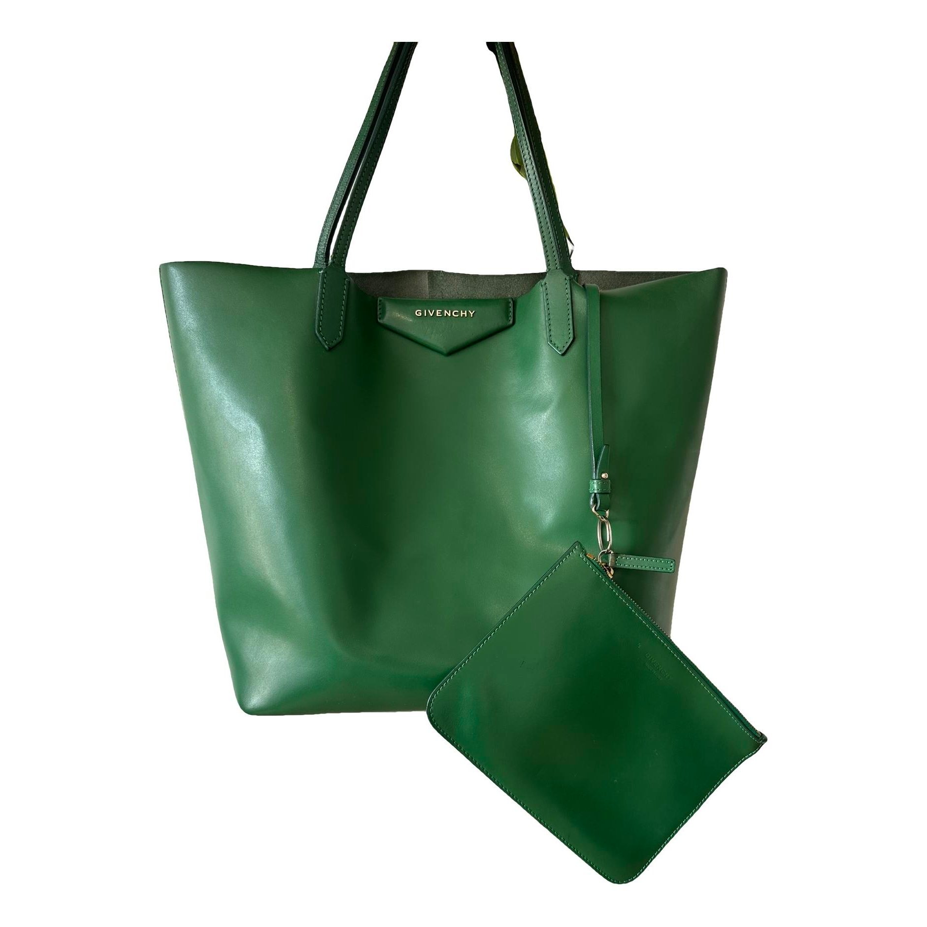 Leather tote