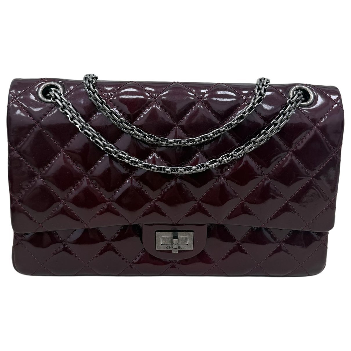 2.55 patent leather handbag