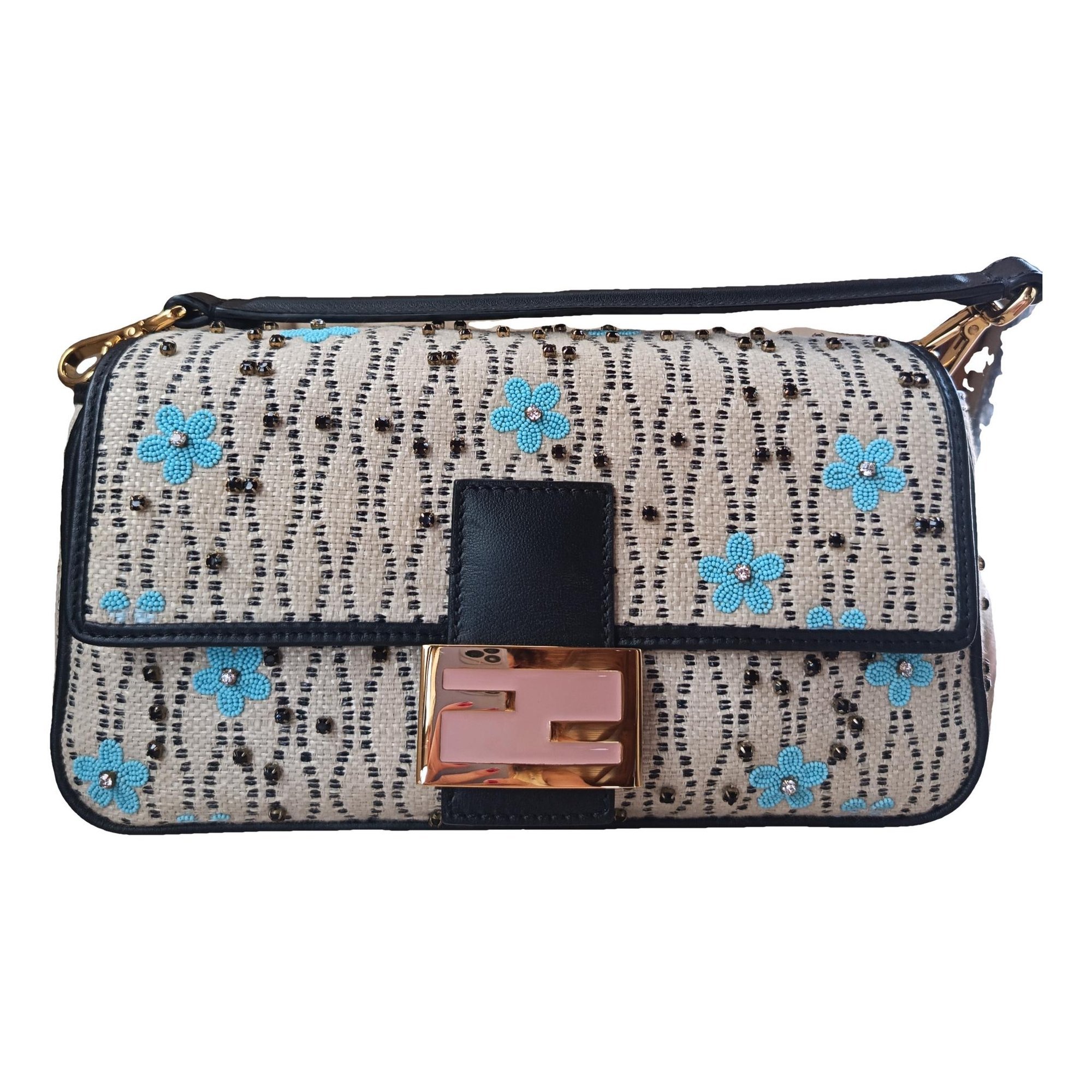 Baguette tweed handbag