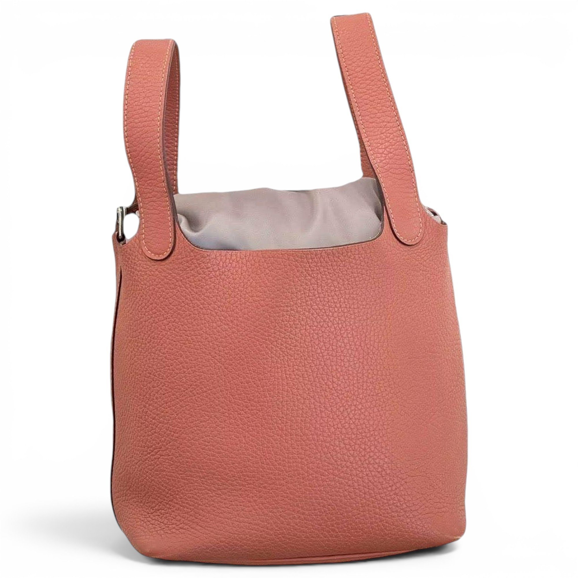Picotin leather handbag