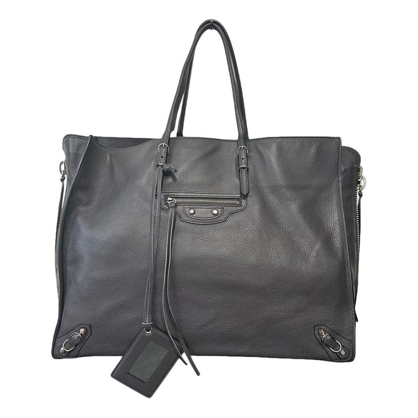 Papier leather tote