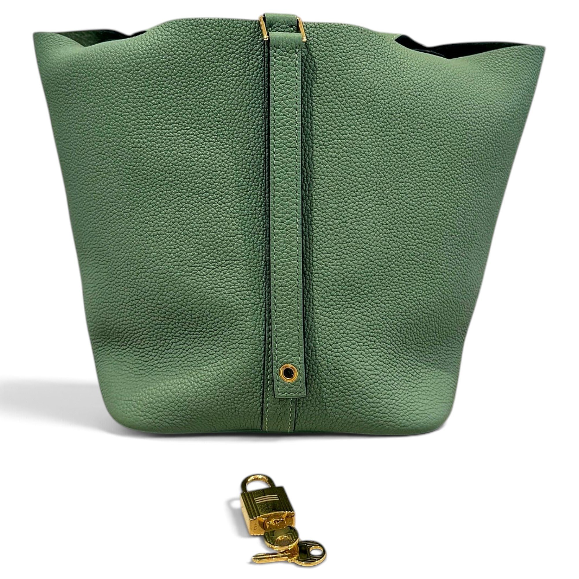 Picotin leather handbag