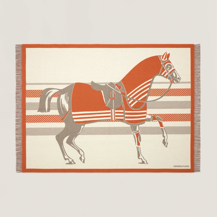 Cheval a La Couverture Blanket