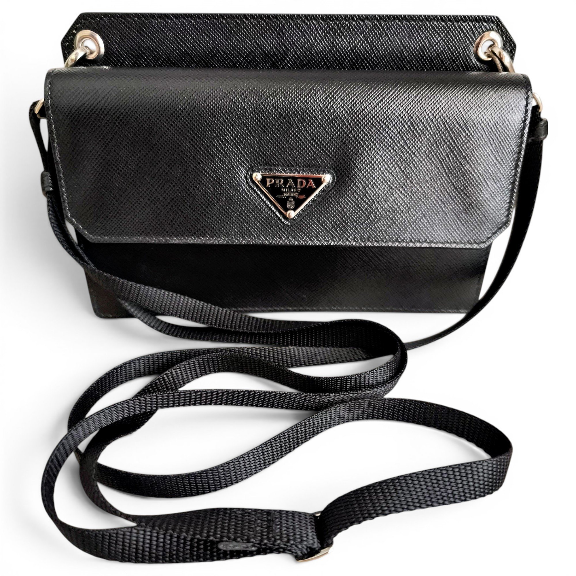 Leather crossbody bag