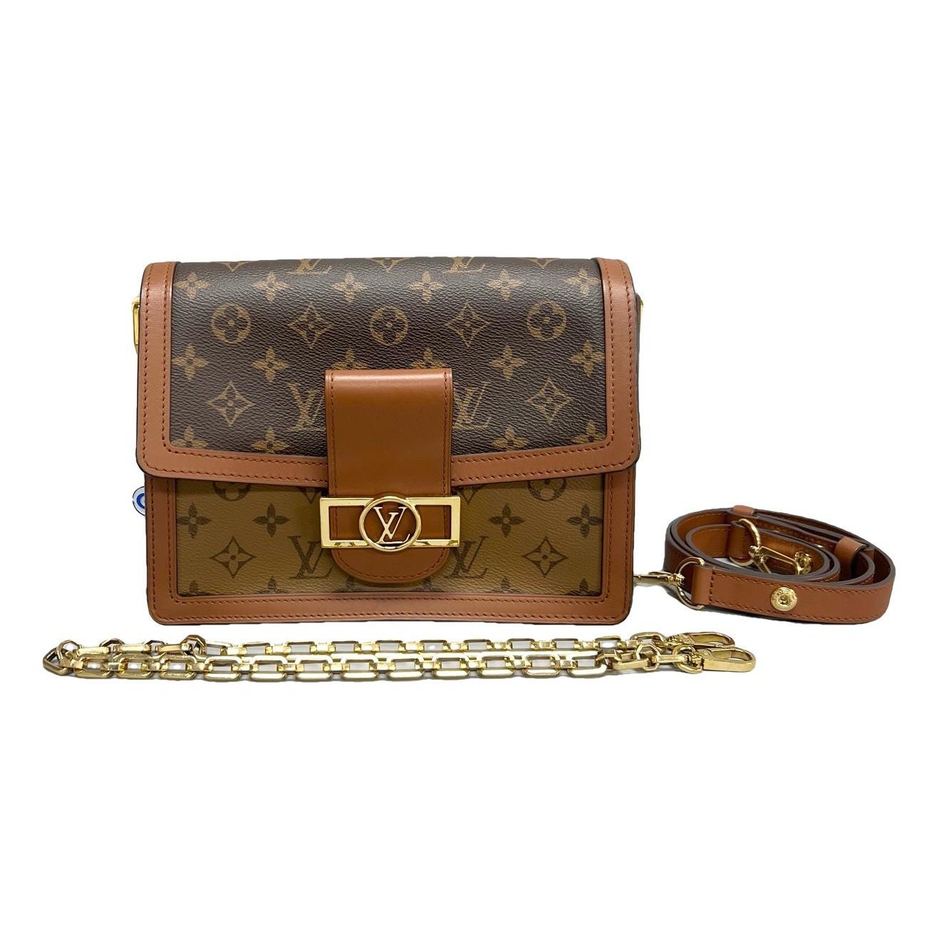 Dauphine leather handbag