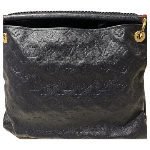 Artsy leather handbag