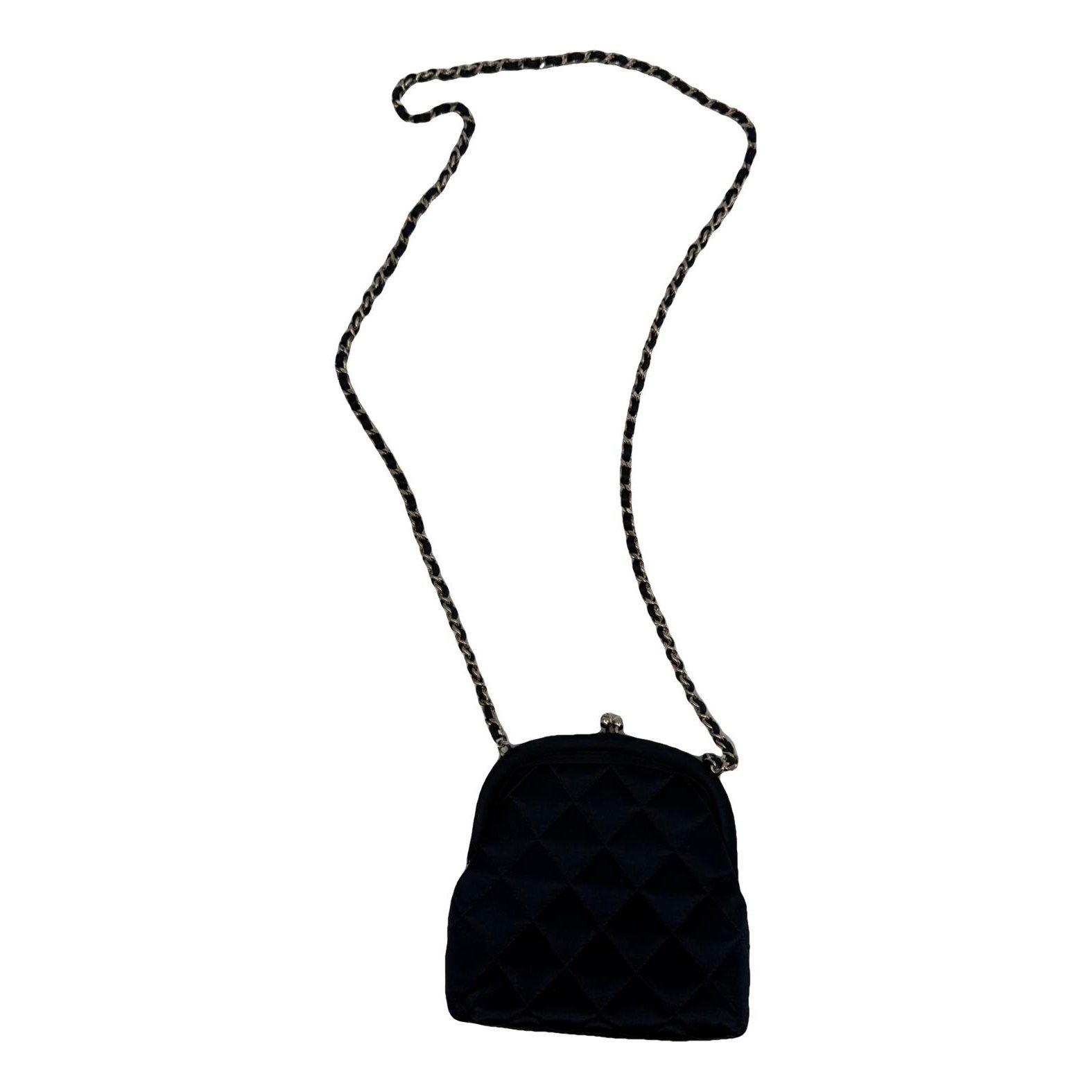 Silk clutch bag