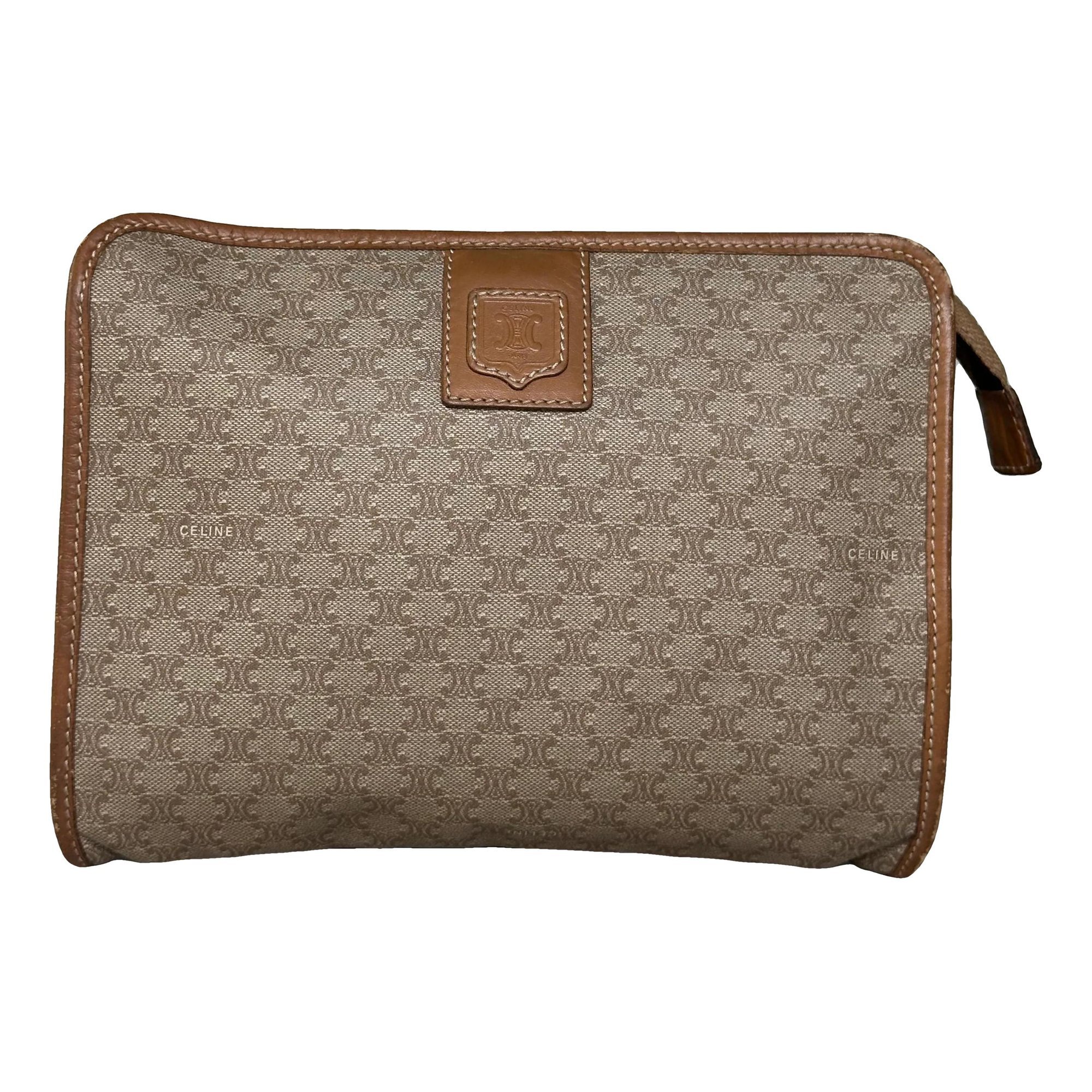 Triomphe leather handbag