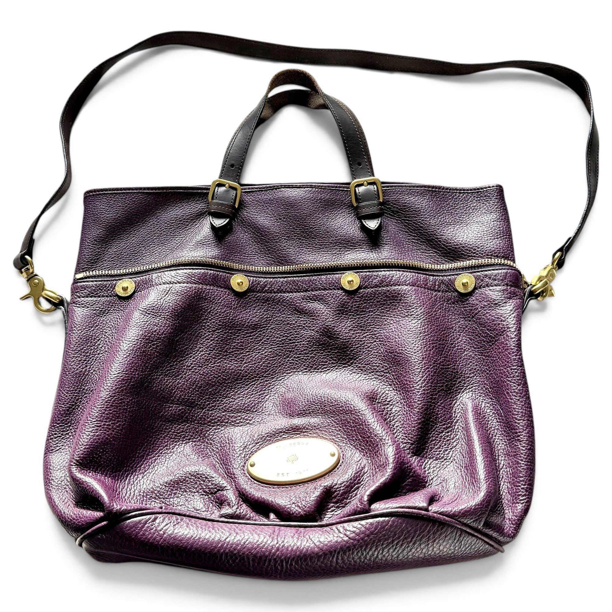 Leather handbag