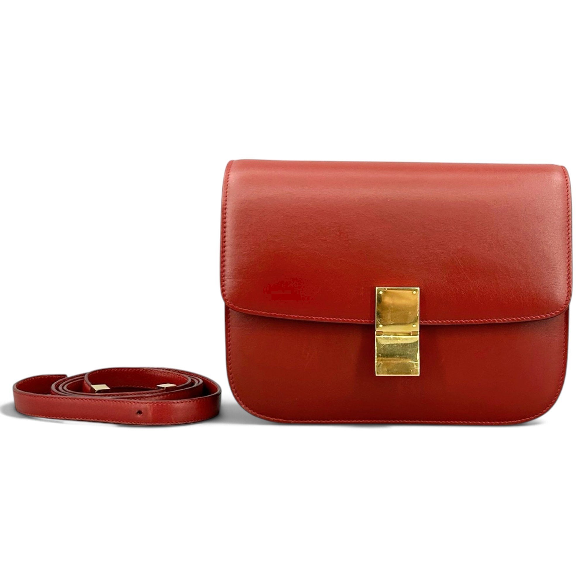 Classic leather handbag