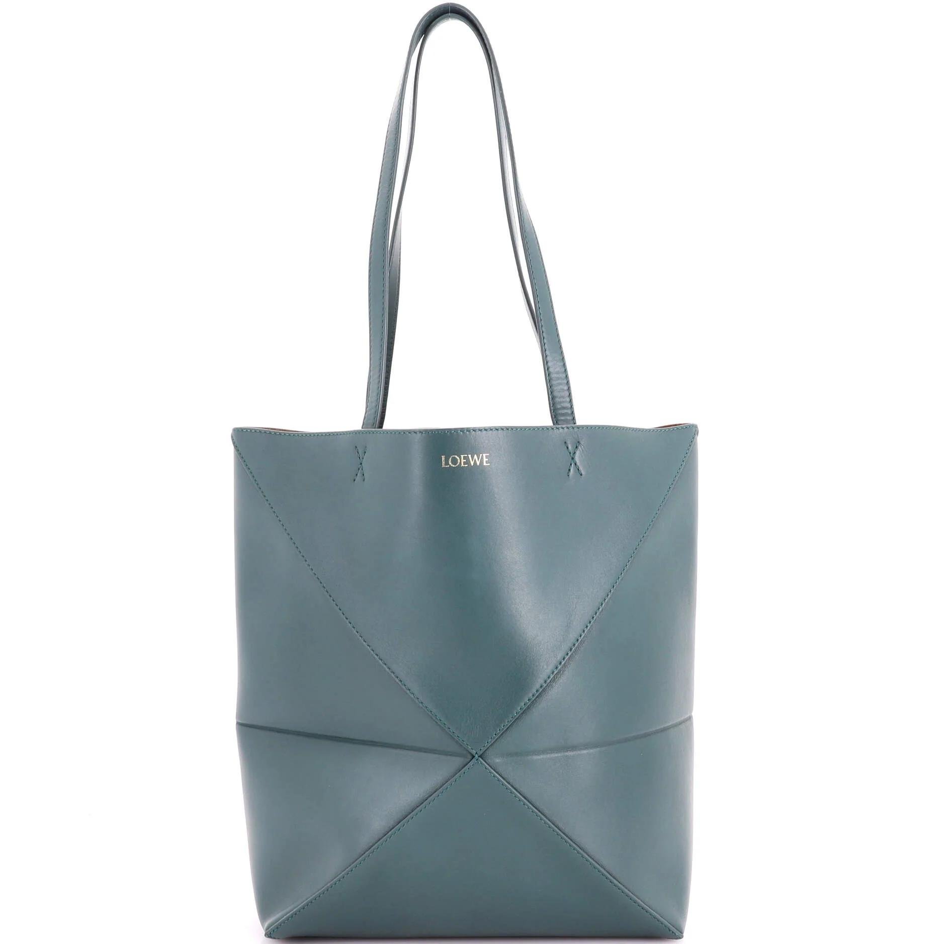Loewe Puzzle Fold leather tote