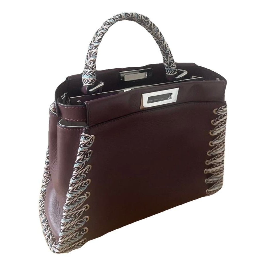 Peekaboo leather handbag