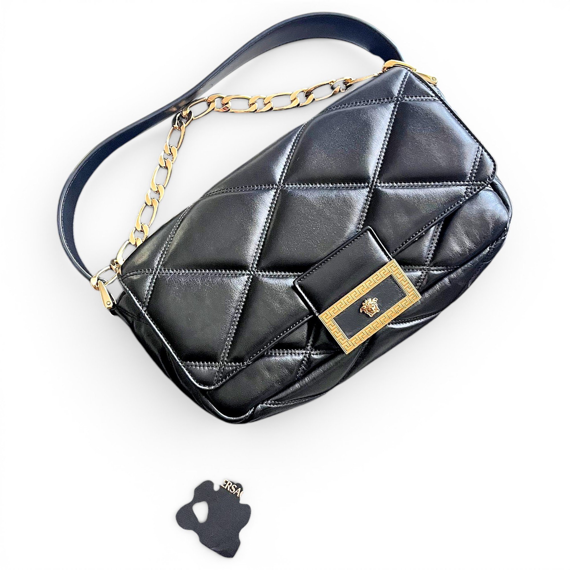 La Medusa leather handbag