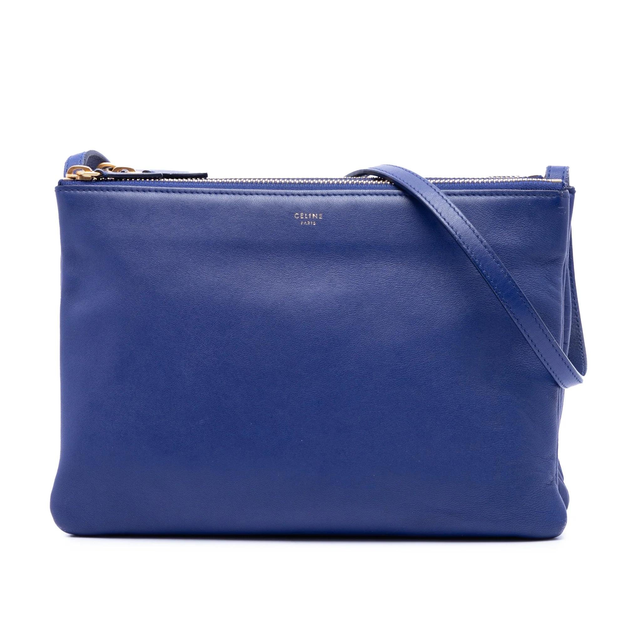 Trio pony-style calfskin handbag