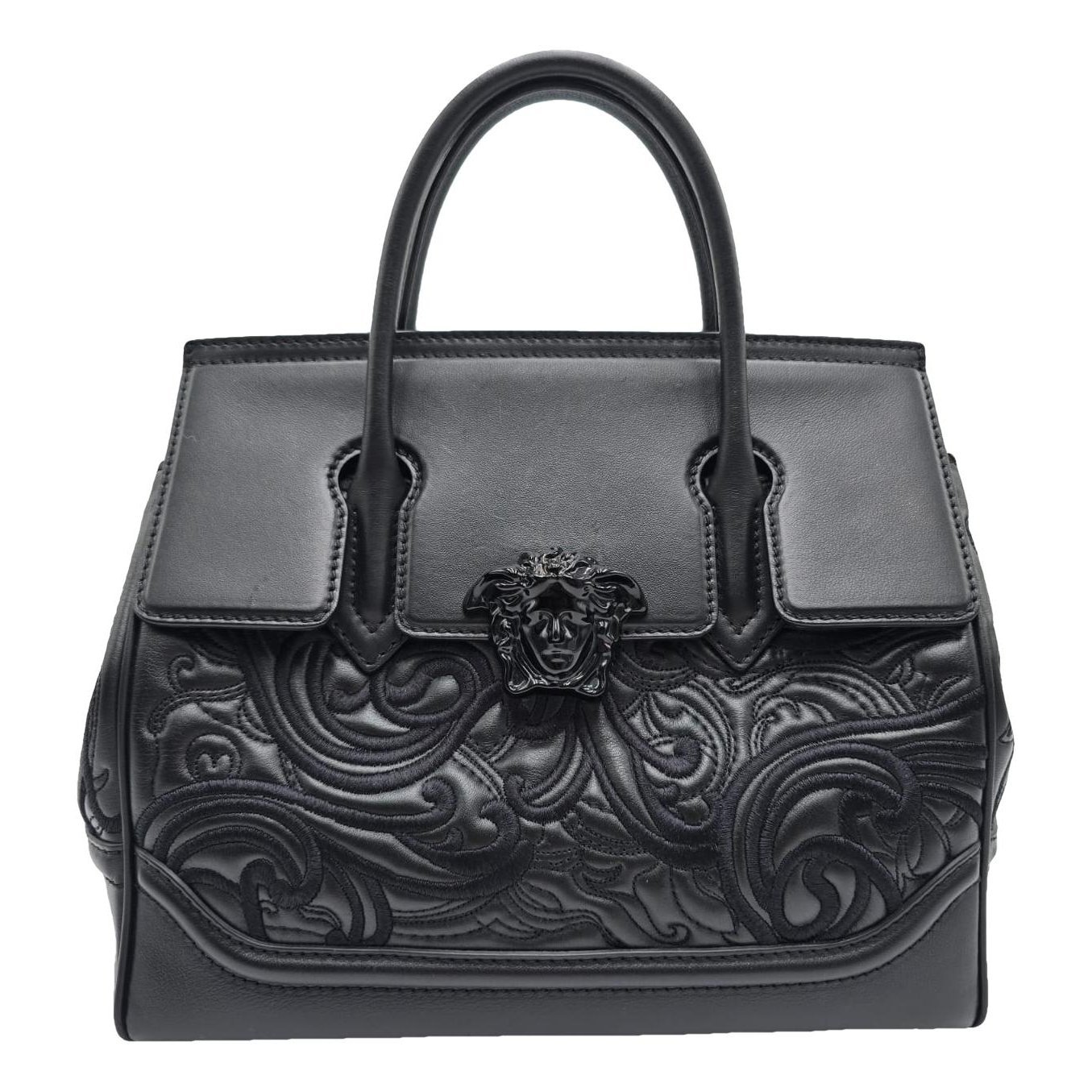 Versace Palazzo Empire leather handbag