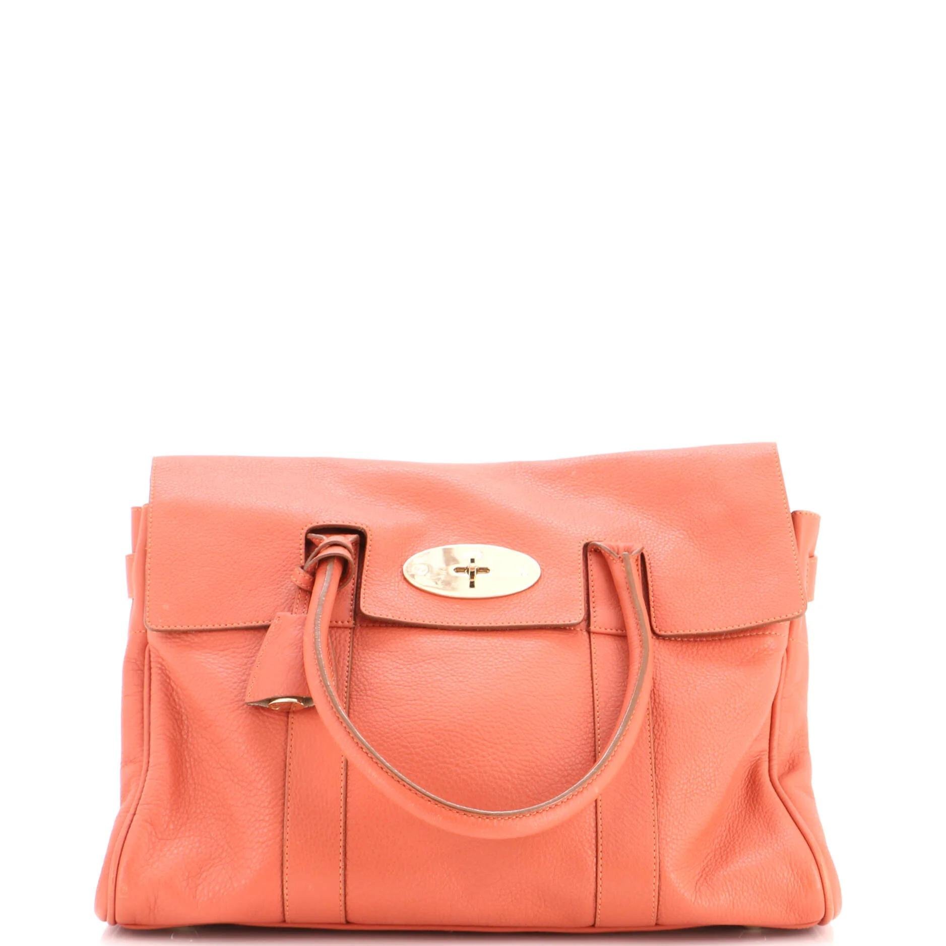 Leather tote