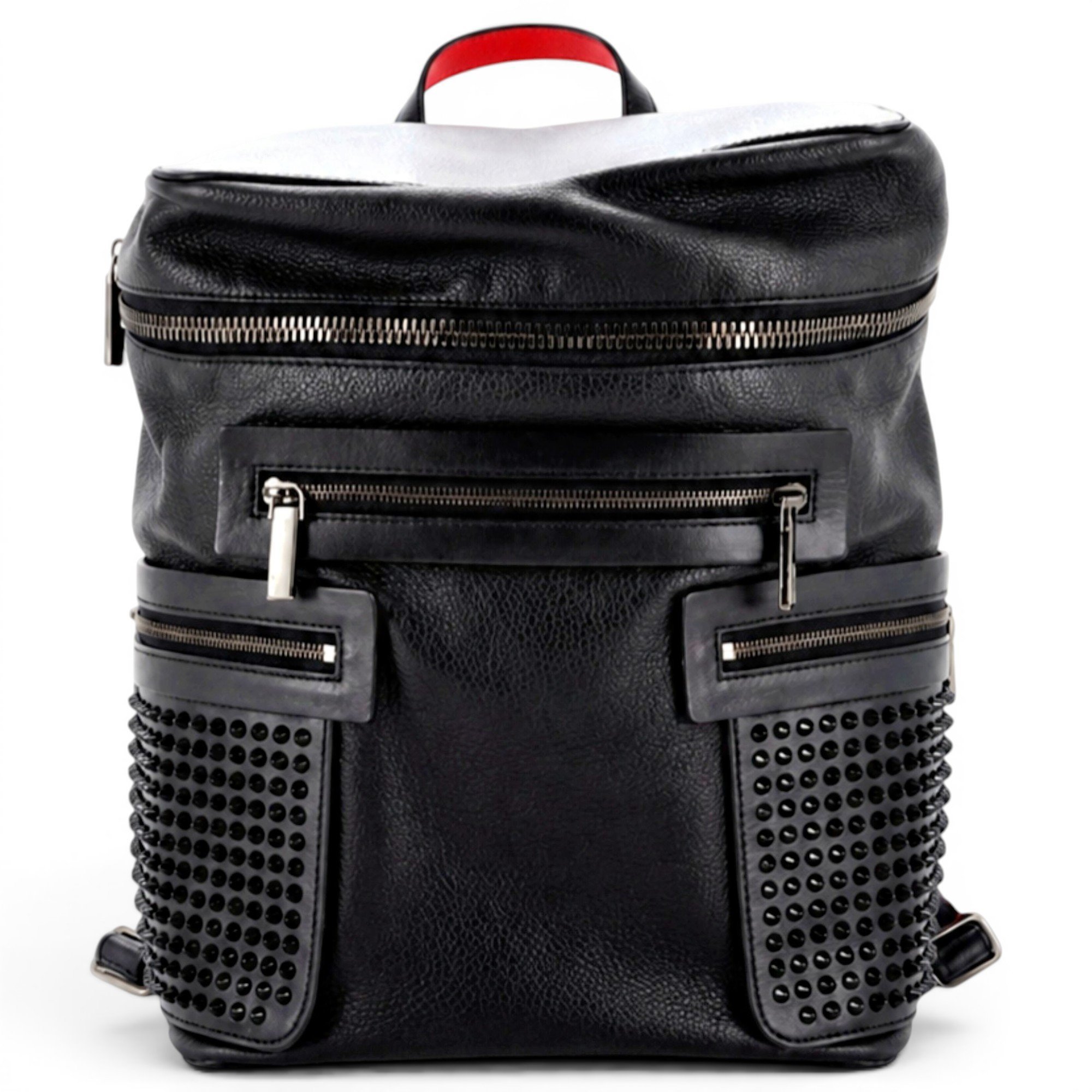 Leather backpack