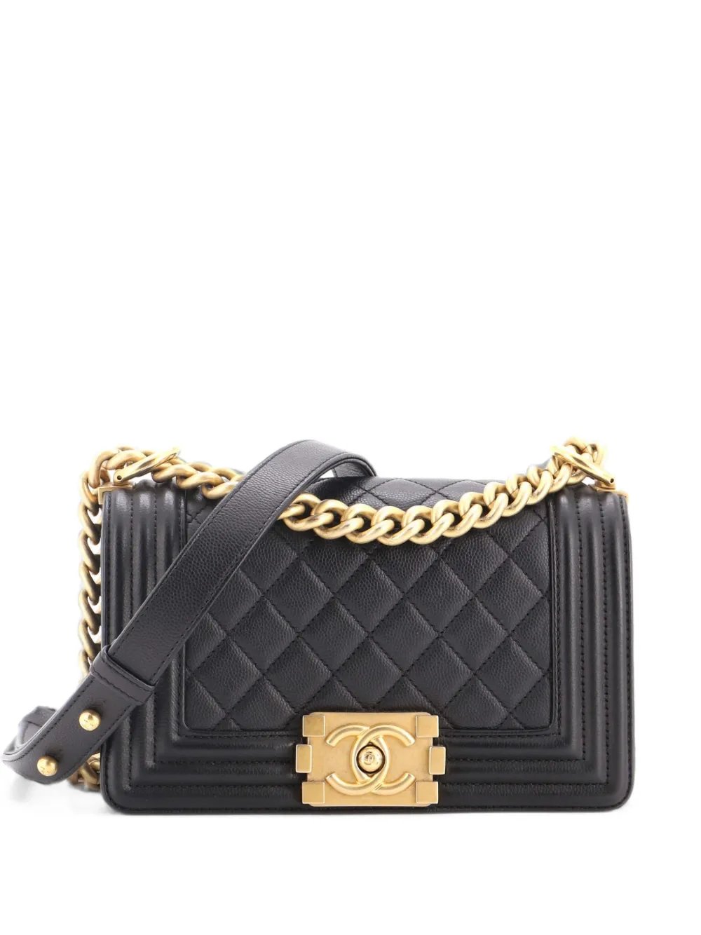Boy Flap Bag Quilted Caviar Small crossbody bag