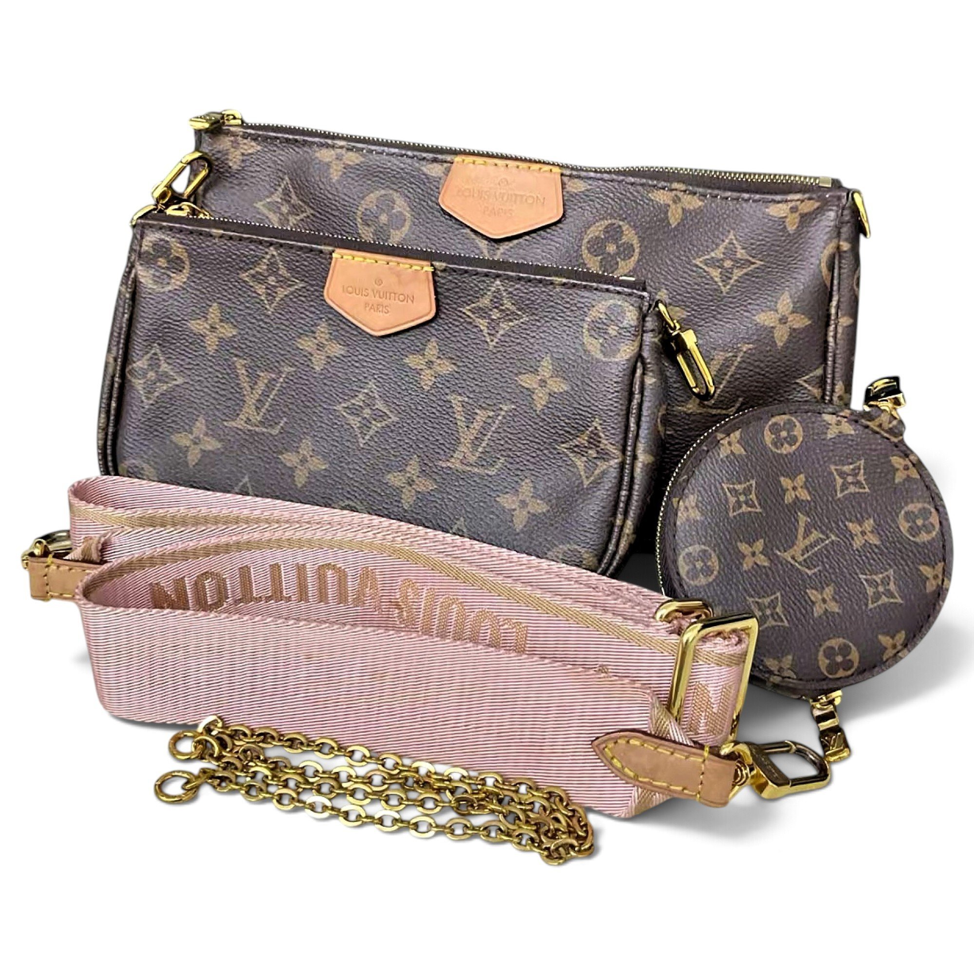 Multi Pochette Accessoires leather crossbody bag
