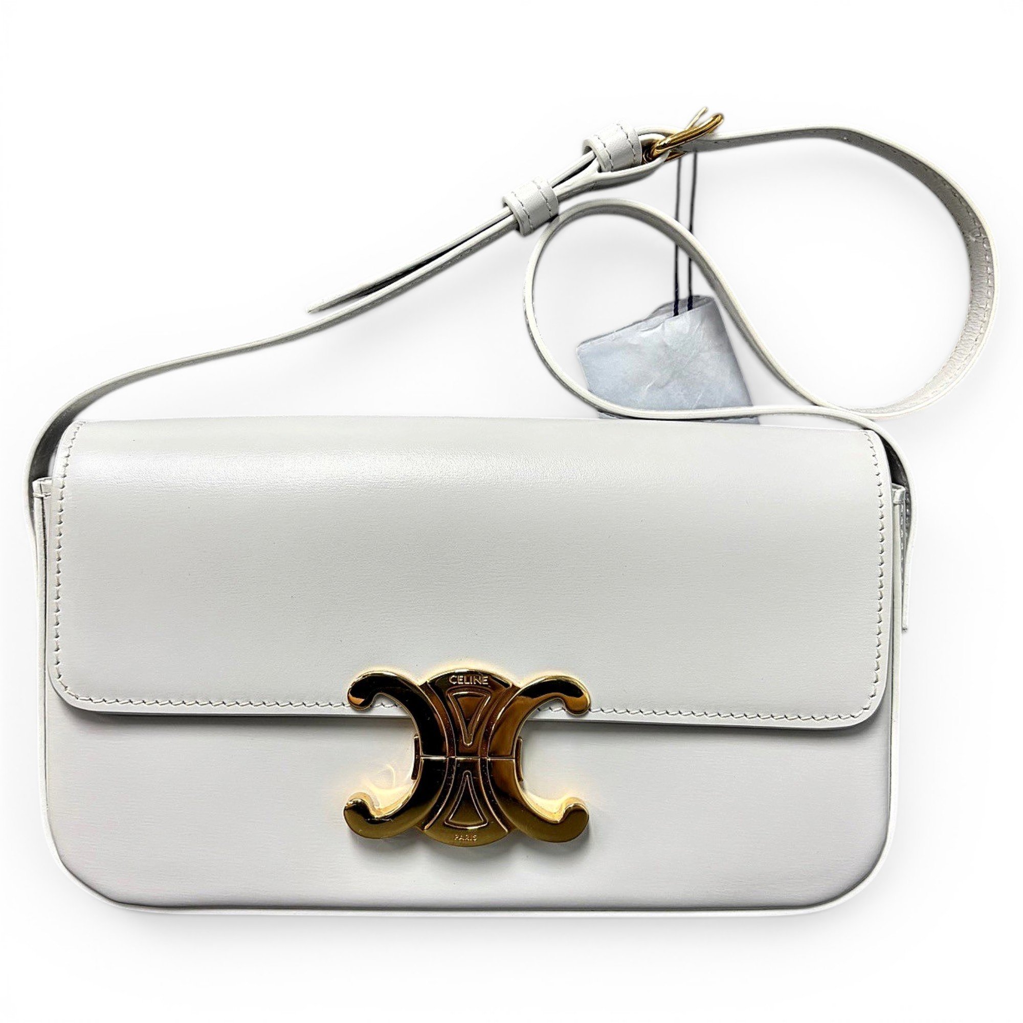 Triomphe Long leather handbag