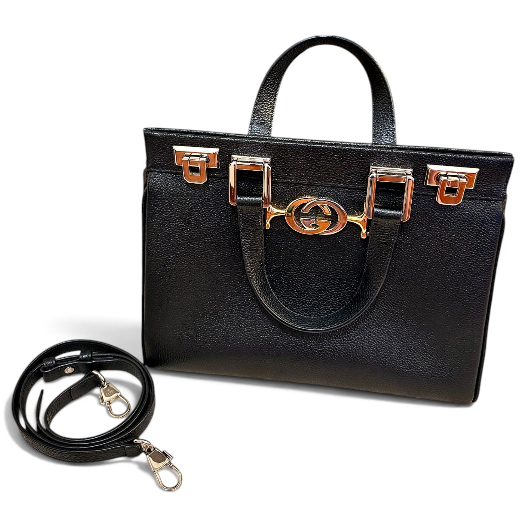 Zumi leather handbag