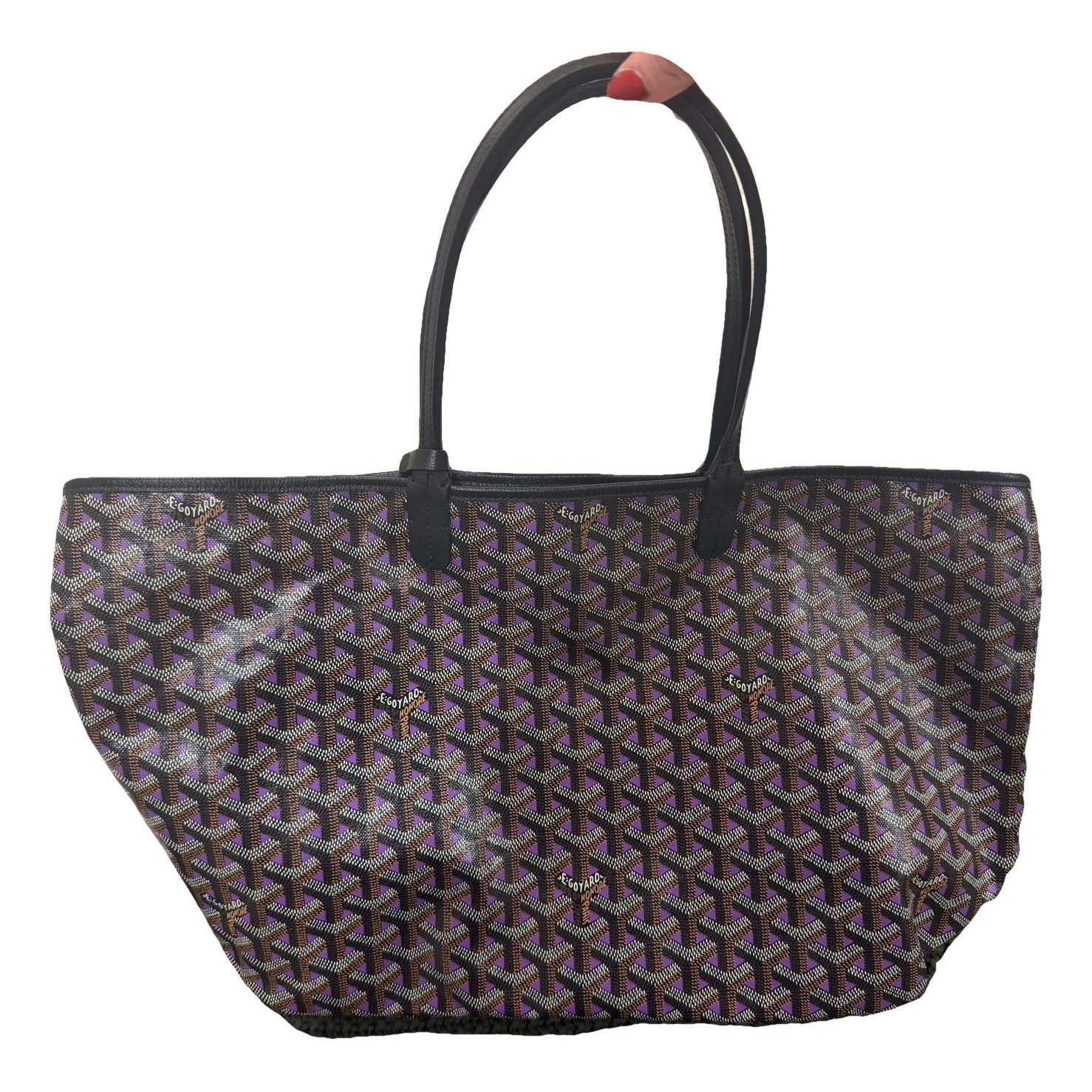Goyard Saint-Louis leather tote
