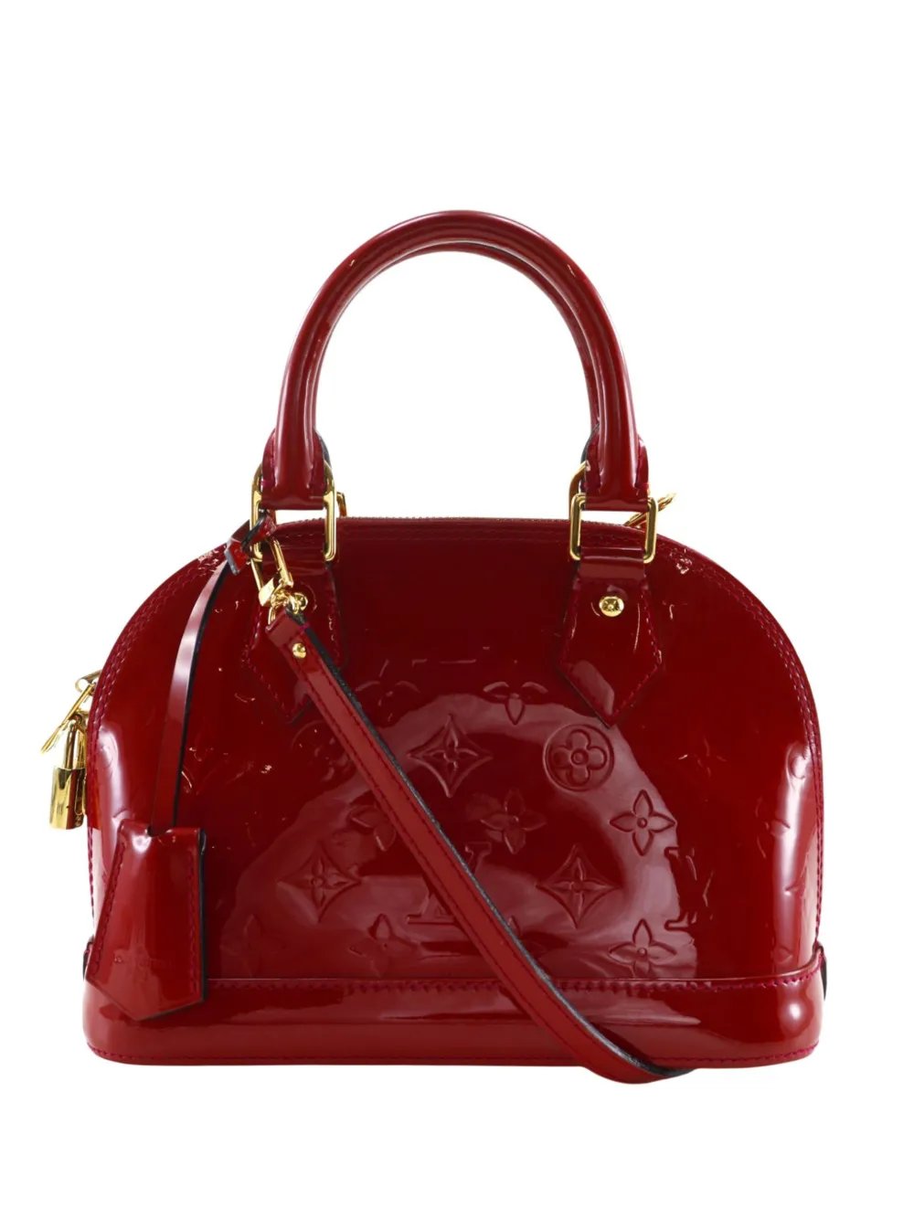 2013 Monogram Vernis Alma BB satchel