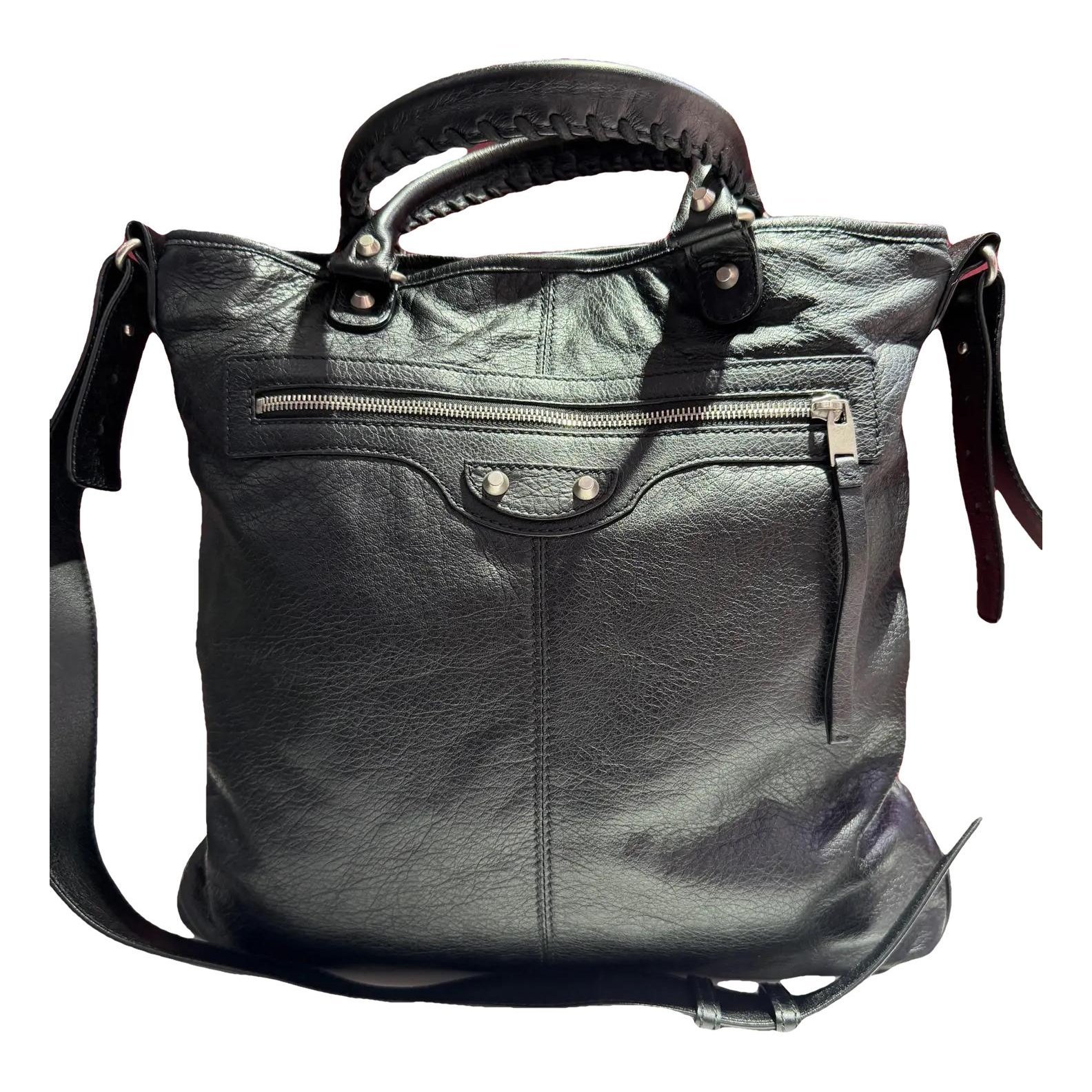 Courier XL leather handbag