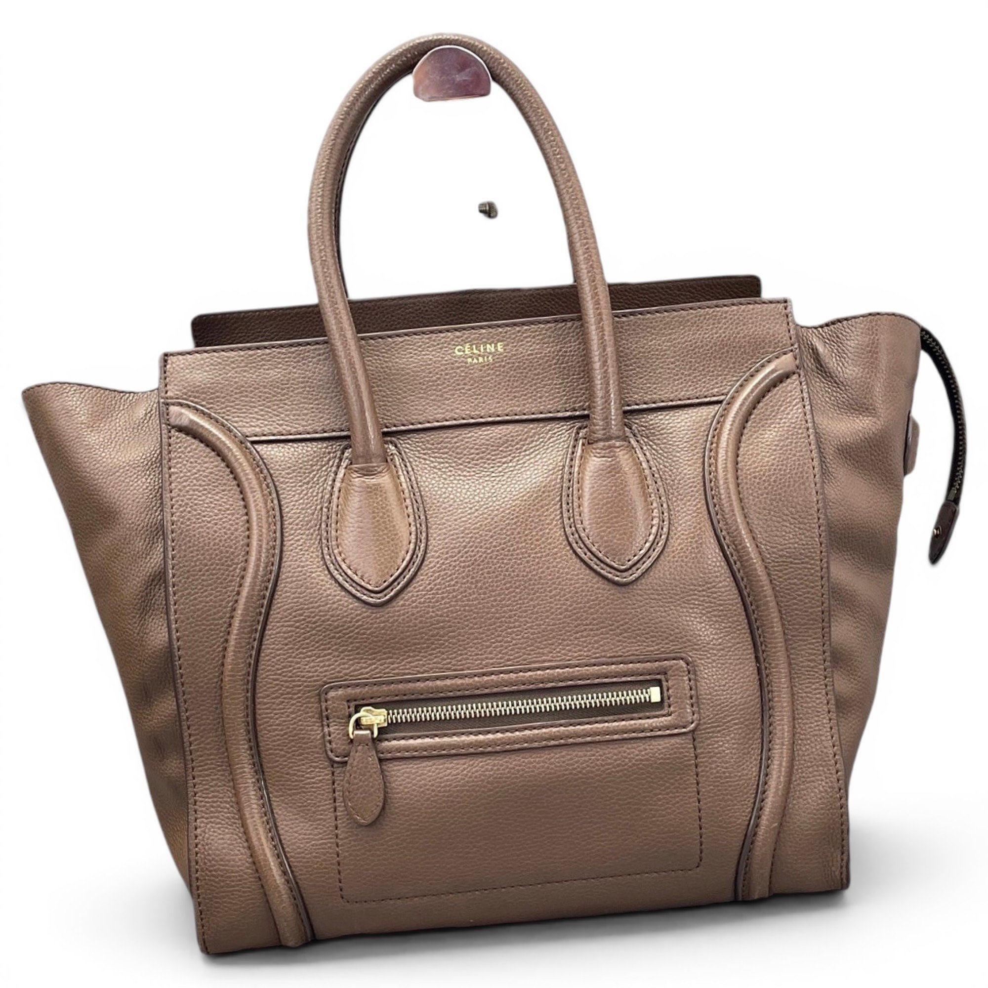 Luggage leather handbag