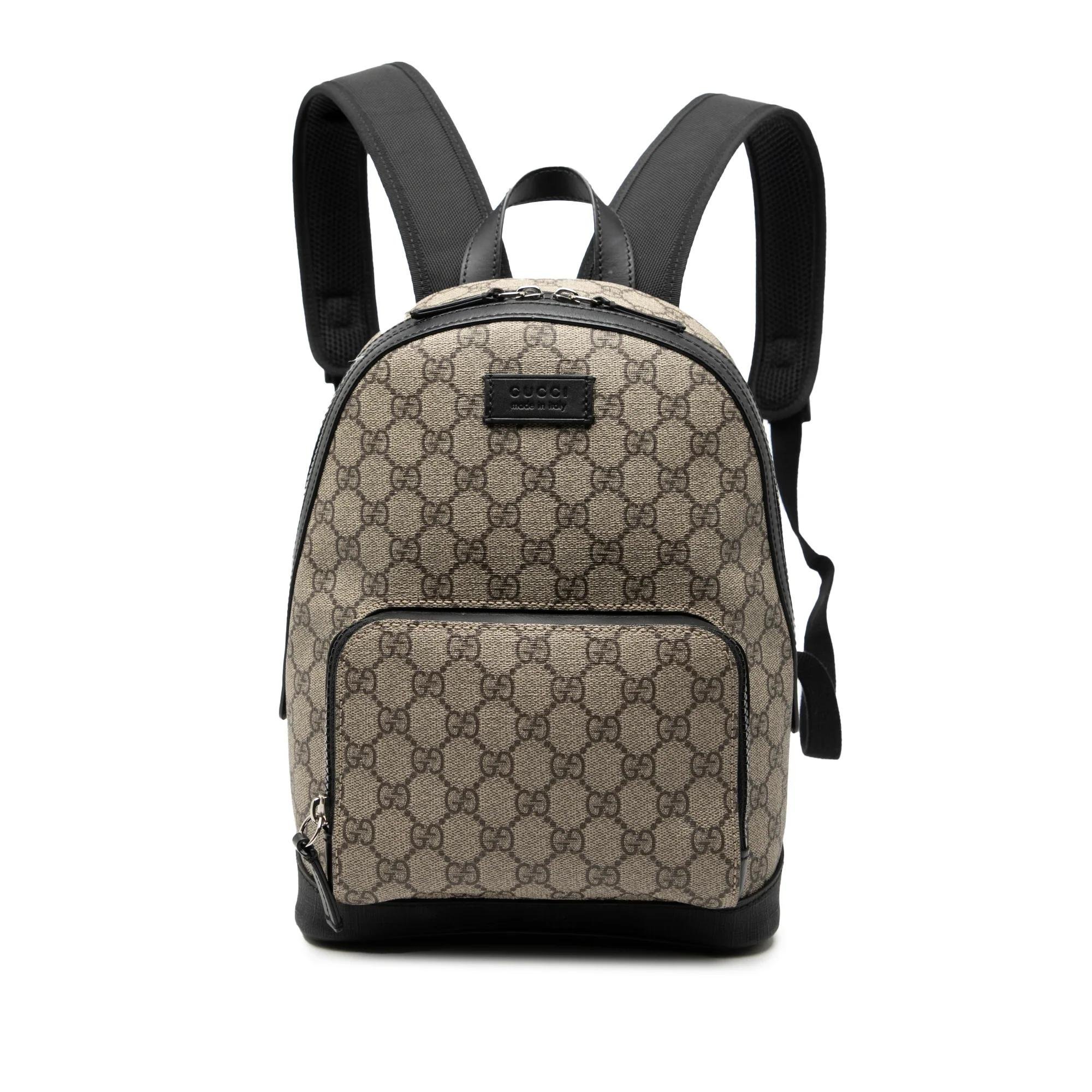 Leather backpack