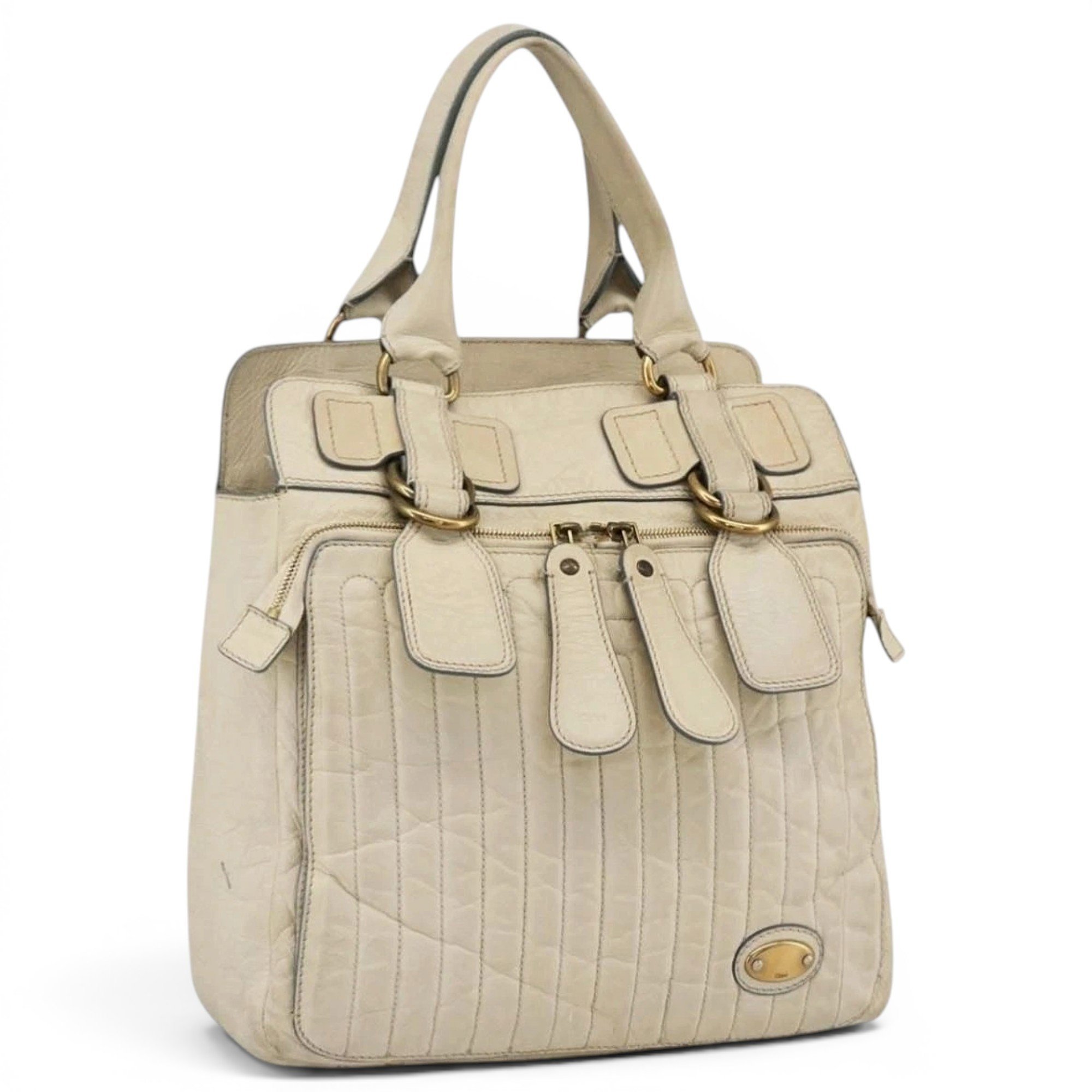 Leather handbag