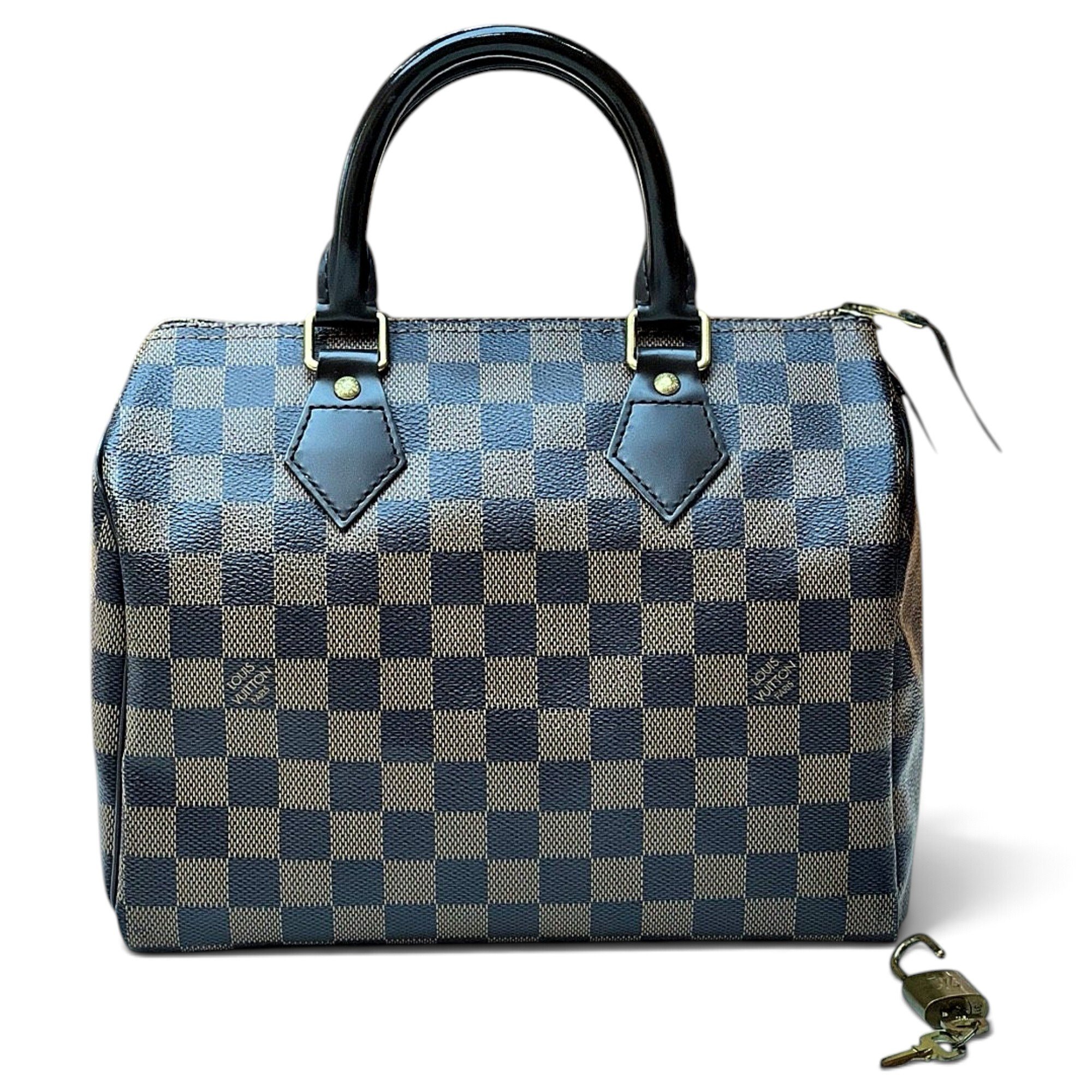 Speedy leather handbag