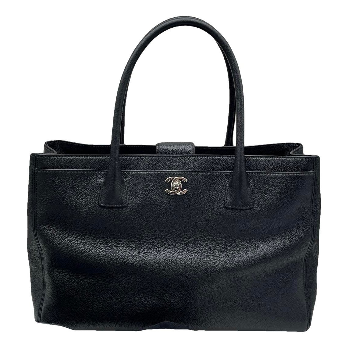 Executive leather tote