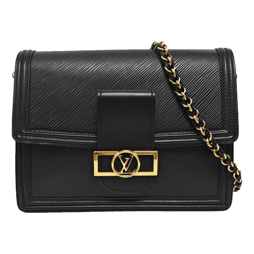 Dauphine leather handbag