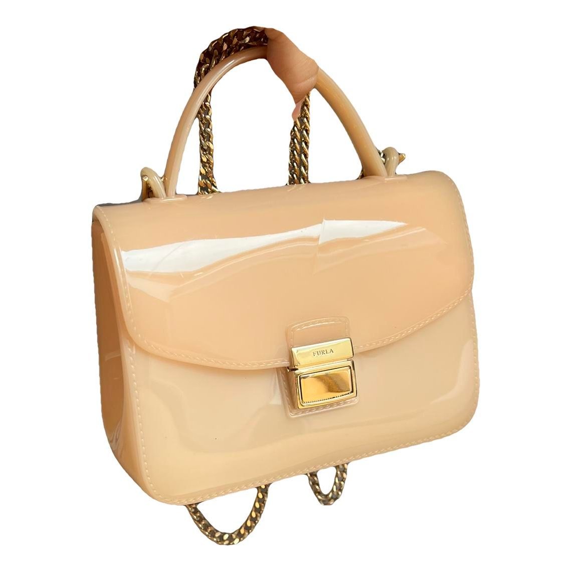 Vinyl crossbody bag