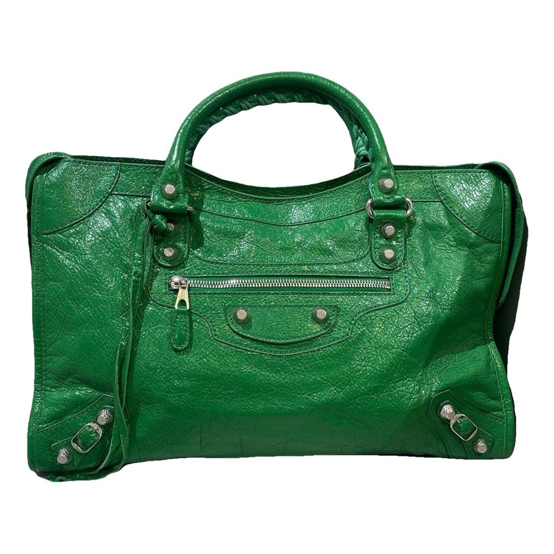 City leather bag
