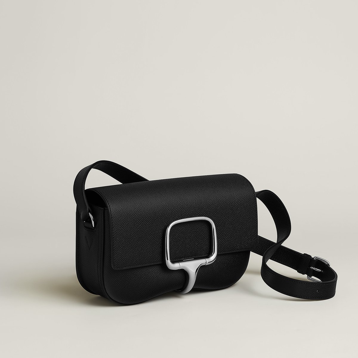 Noir Hermès Della Cavalleria Elan Bag