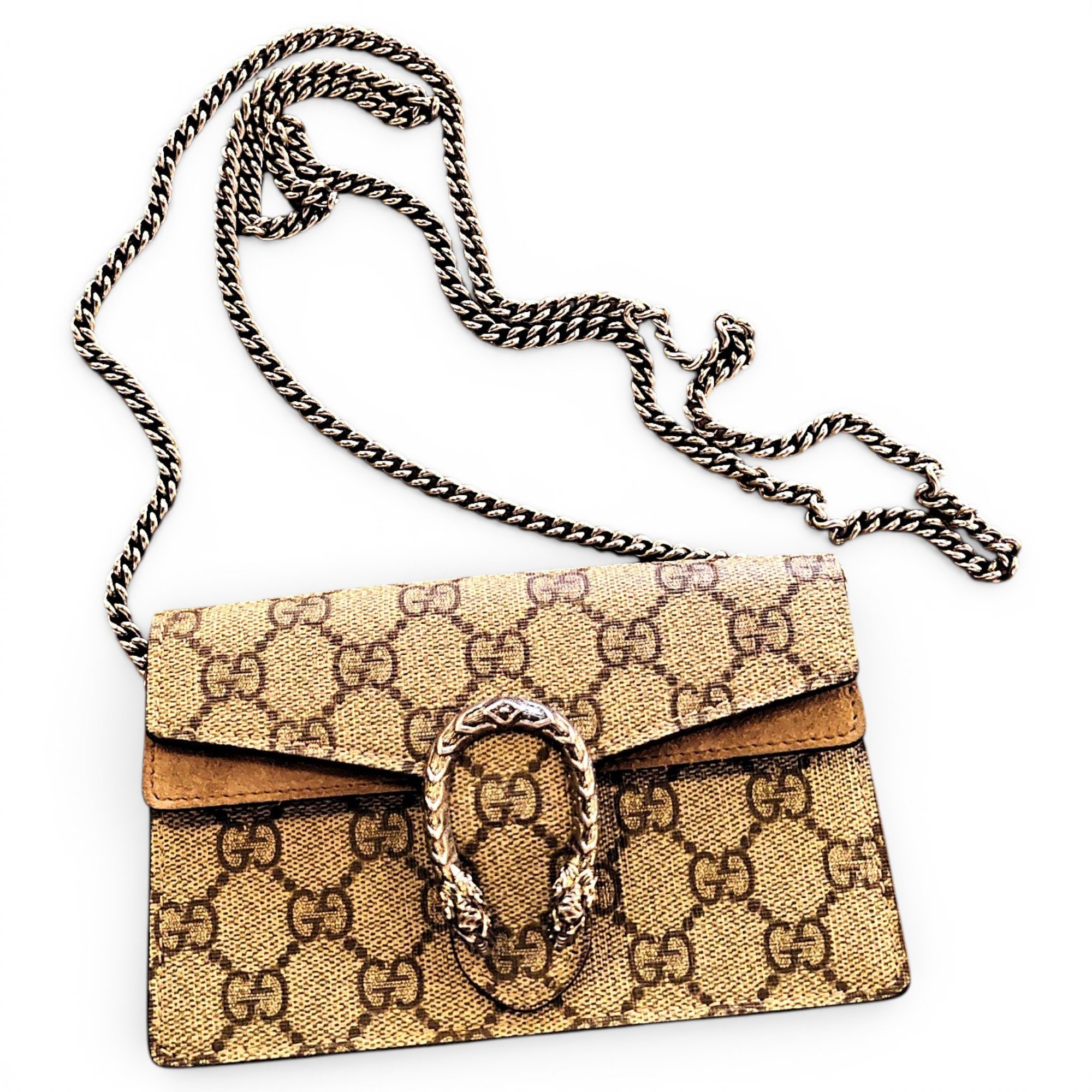 Dionysus Chain Wallet cloth crossbody bag