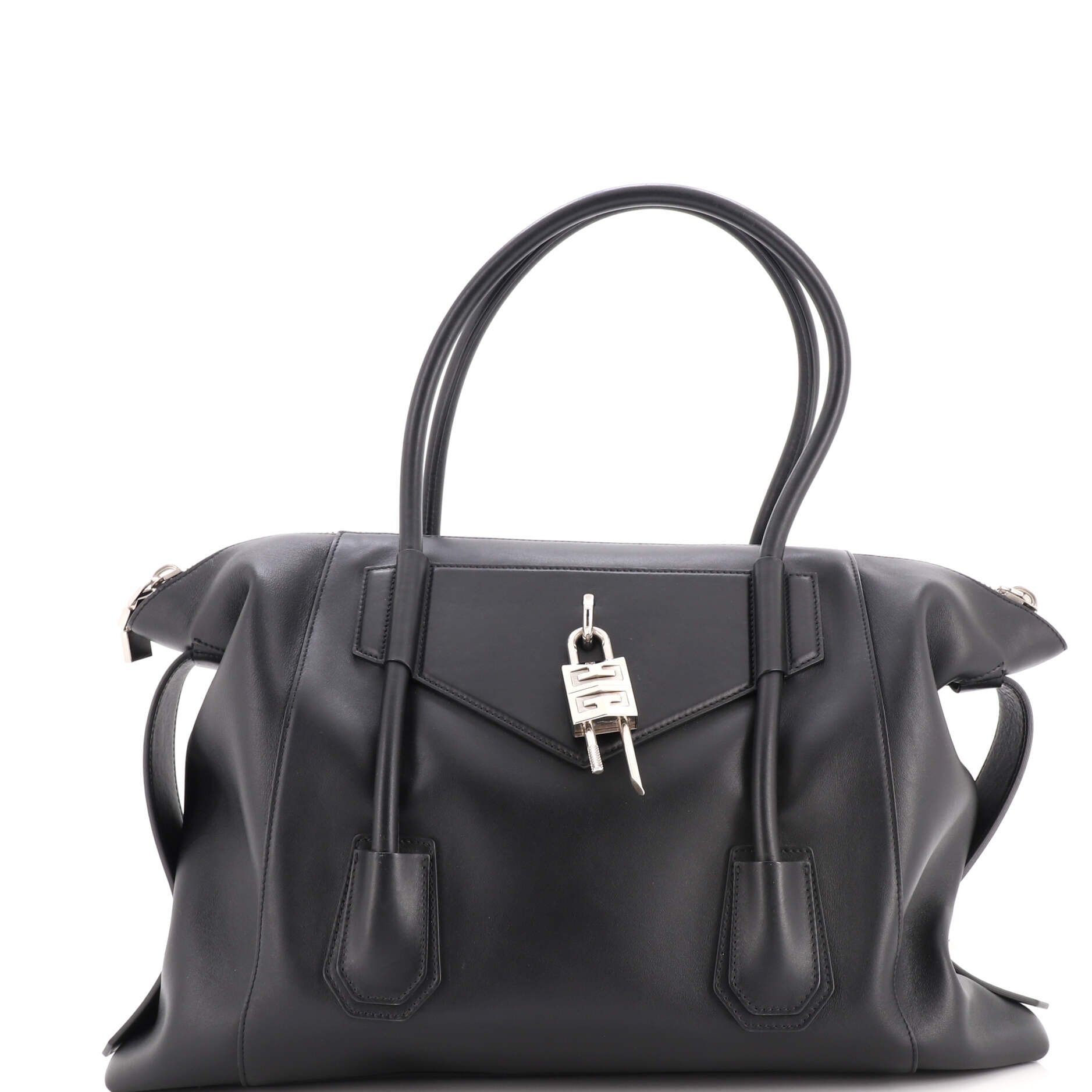 Antigona Soft Lock Bag Leather Medium