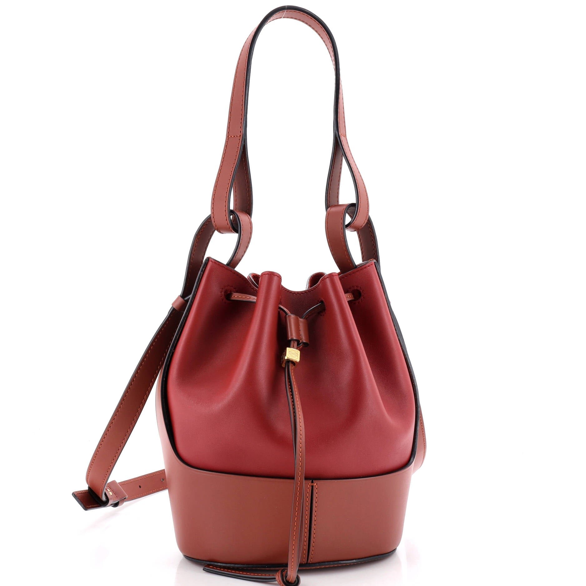 Balloon Bucket Bag Leather Small