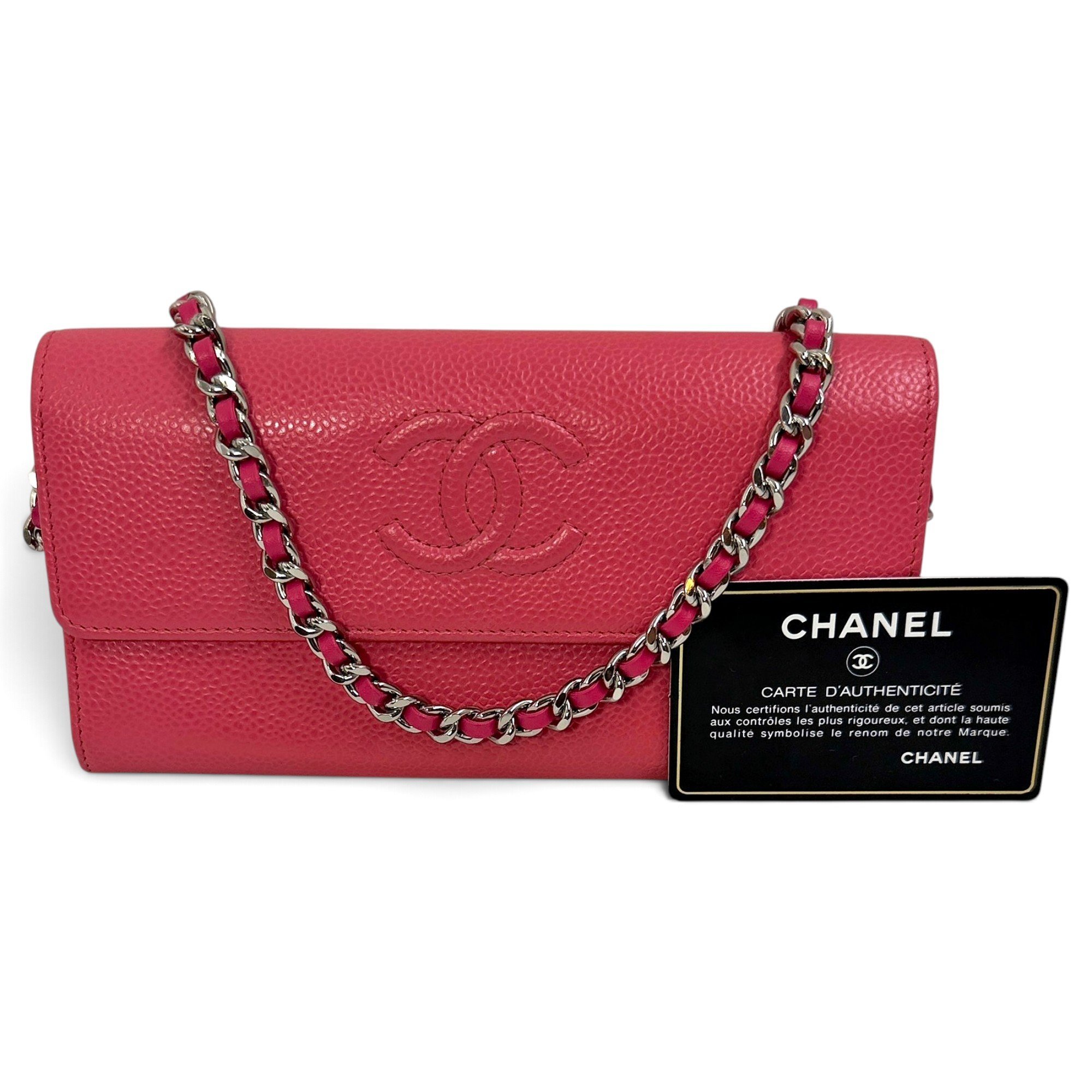 Wallet On Chain Timeless/Classique leather crossbody bag