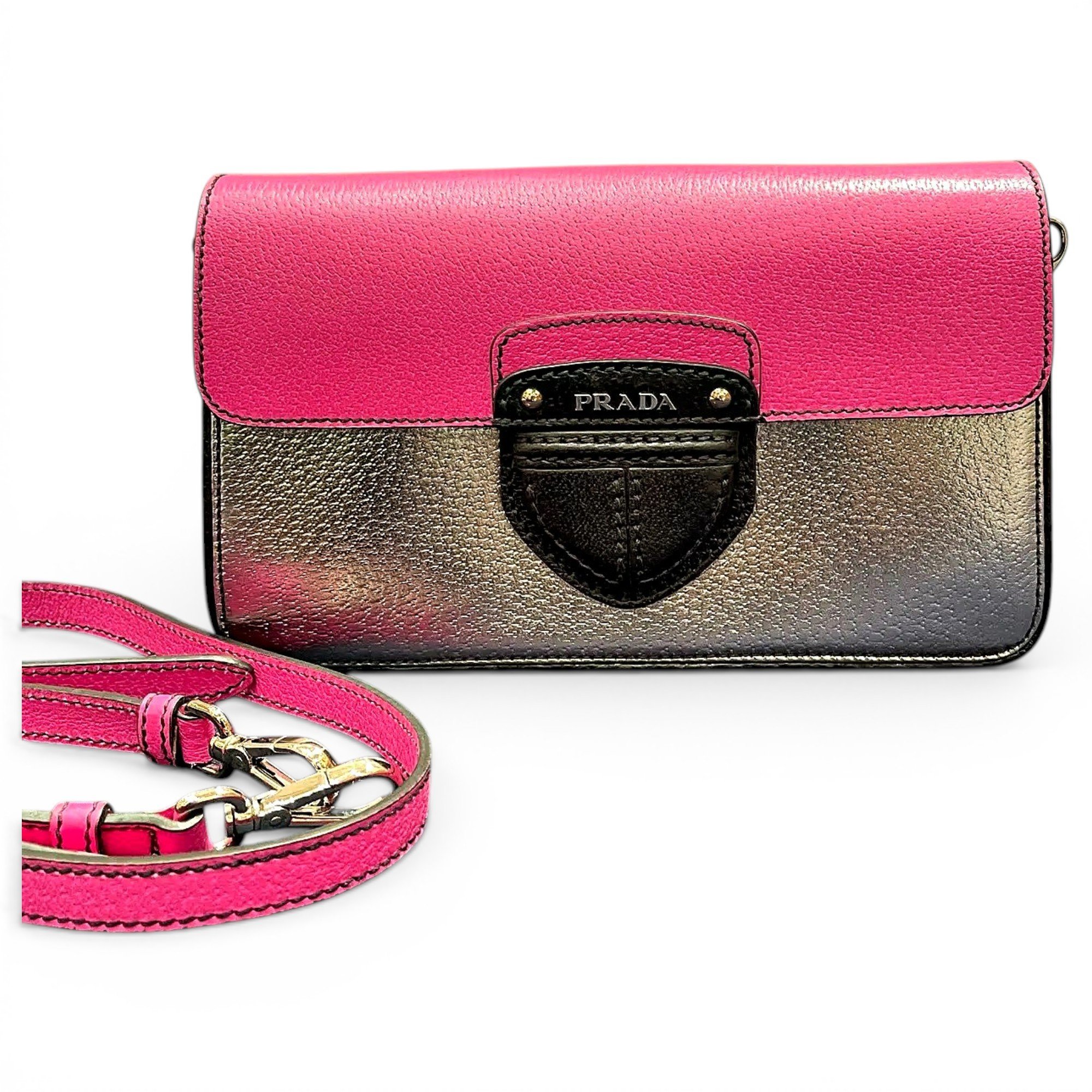 Leather crossbody bag